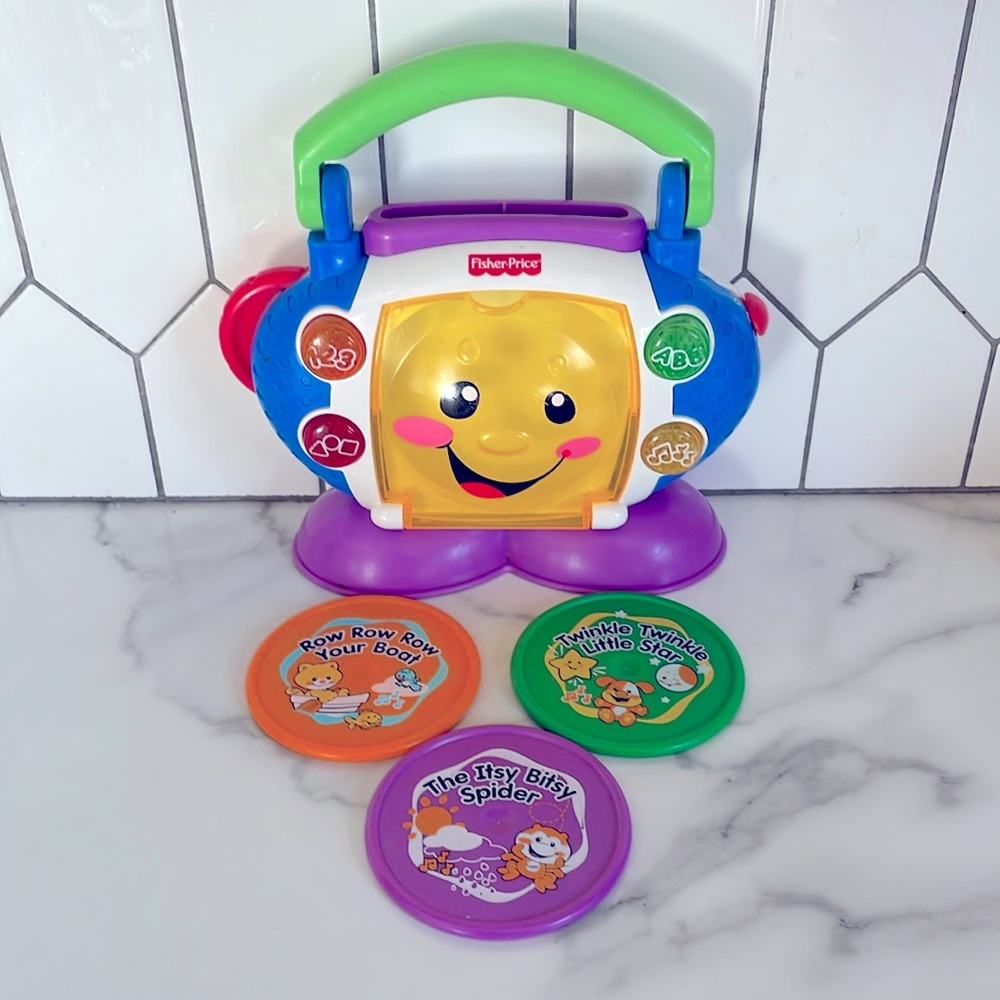 Fisher Price Laugh & Learn Sing-With-Me CD Player - WORKS
